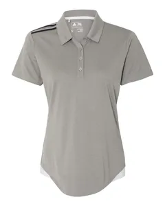 adidas Golf A235 Womens 3-Stripes Shoulder Sport Shirt