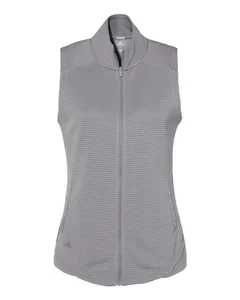 adidas Golf A417 Womens Textured Full-Zip Vest