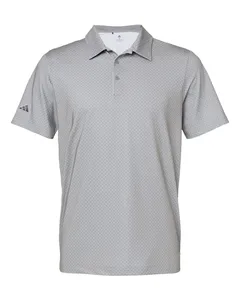 A498 adidas Golf Diamond Dot Print Sport Shirt