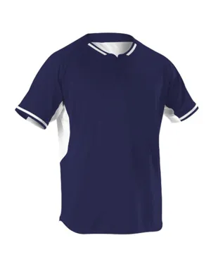 Alleson Athletic 524PD Two Button Baseball Jersey