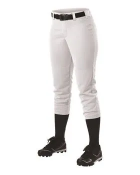 Alleson Athletic 605PBWY Girls Belt Loop Fast-Pitch Pants