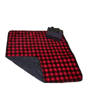 Alpine Fleece 8702 Polyester/Nylon Patterned Picnic Blanket