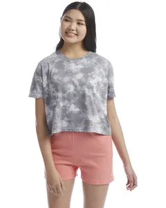 Alternative 5114CB Ladies Go-To Printed Headliner Cropped T-Shirt