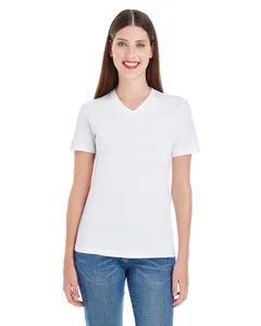 American Apparel 2356W Ladies Fine Jersey Short-Sleeve V-Neck