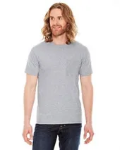 American Apparel 2406W Unisex Fine Jersey Pocket Tee