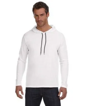 Anvil 987AN Adult Lightweight Long-Sleeve Hooded T-Shirt