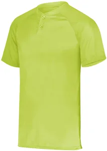 Augusta Sportswear 1565 Attain Wicking Two-Button Baseball Jersey