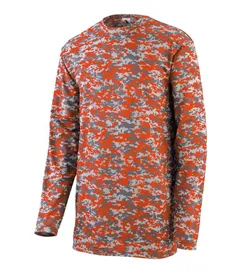 Augusta Sportswear 2789 Youth Digi Camo Wicking Long Sleeve T-Shirt