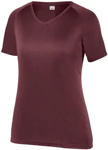 Augusta Sportswear 2793 Girls Attain Wicking V-Neck T-Shirt