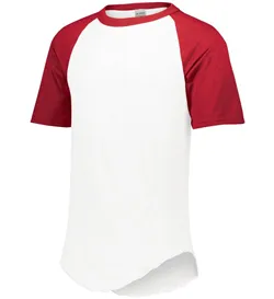 Augusta Sportswear 424 YOUTH SHORT SLEEVE BASEBALL JERSEY