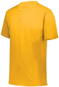 Augusta Sportswear 644 Youth 2-Button Baseball Jersey