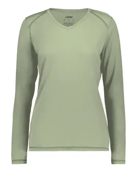 Augusta Sportswear 6847 Ladies Super Soft-Spun Poly Long Sleeve Tee
