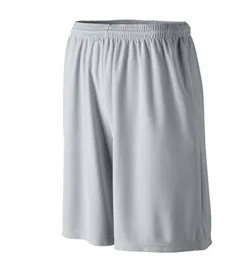 Augusta Sportswear 803 Longer Length Wicking Shorts with Pockets