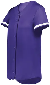 Augusta Sportswear 6920 Girls Cutter+ Full Button Softball Jersey