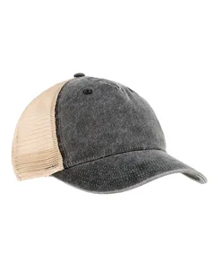 AP1924 Authentic Pigment Pigment-Dyed Trucker Cap