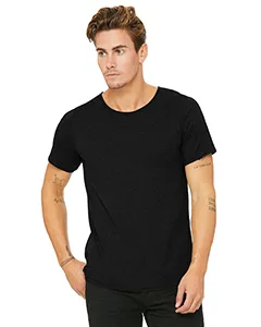 Bella + Canvas B3014 Mens Jersey Raw Neck T-Shirt