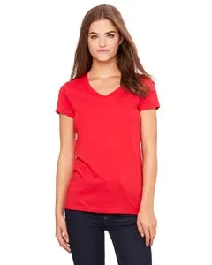 Bella + Canvas B6005 Ladies Jersey Short-Sleeve V-Neck T-Shirt