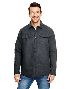 Burnside B8610 Adult Quilted Flannel Jacket