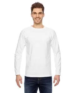 Bayside BA6100 Adult 6.1 oz., 100% Cotton Long Sleeve T-Shirt