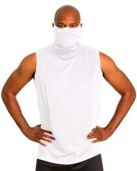Badger 1924 Youth 2B1 Sleeveless T-Shirt with Mask