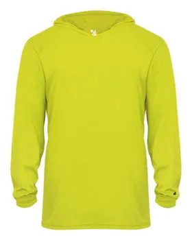 Badger 2105 Youth B-Core Long Sleeve Hooded T-Shirt