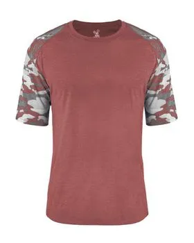 Badger 2970 Youth Camo Sport Triblend T-Shirt