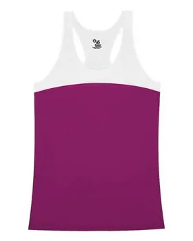 Badger 4136 Womens Double Back Tank Top