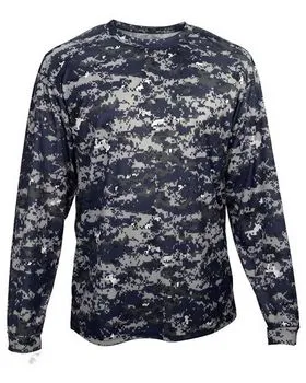 Badger 4184 Digital Camo Long Sleeve T-Shirt