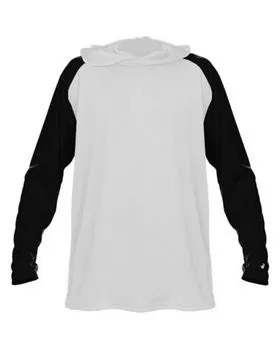 Badger 4235 Breakout Hooded Long Sleeve T-Shirt