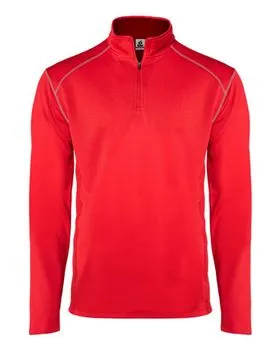 Badger 4438 Money Mesh Quarter-Zip Pullover