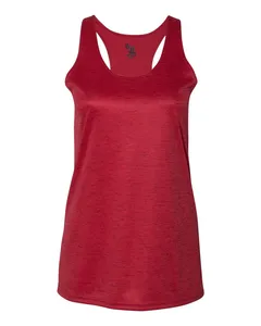 Badger 4161 Womens Tonal Blend Racerback Tank Top