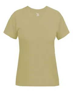 Badger 4962 Women’s Triblend Performance V-Neck Short Sleeve T-Shirt