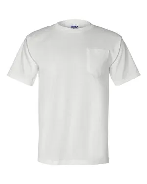 Bayside 3015 Union-Made Short Sleeve T-Shirt with a Pocket