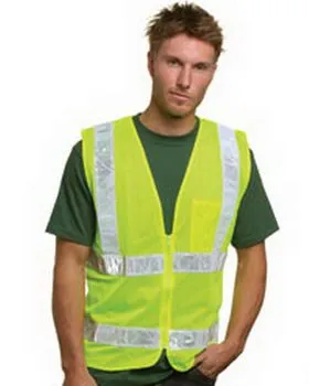 Bayside 3785 USA-Made Mesh Safety Vest