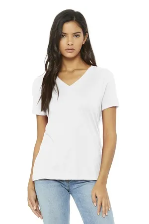 Bella + Canvas BC6405 BELLA+CANVAS Womens Relaxed Jersey Short Sleeve V-Neck Tee.