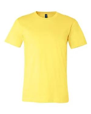 LAT 3507 Ladies V Neck Fine Jersey T Shirt Yellow-M