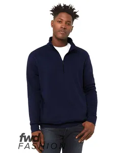 Bella + Canvas 3740 FWD Fashion Unisex Quarter Zip Pullover Fleece