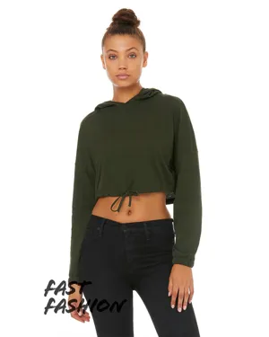 Bella + Canvas 6512 FWD Fashion Womens Cinched Cropped Hoodie