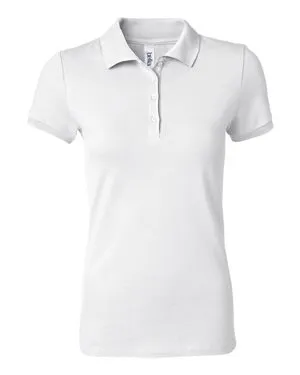 Bella + Canvas 750 Womens Cotton Spandex Mini Piqué Sport Shirt