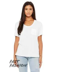 Bella + Canvas 8818B FWD Fashion Ladies Flowy Pocket T-Shirt