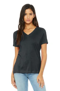 Bella + Canvas BC6405CVC BELLA+CANVAS Womens Relaxed Heather CVC V-Neck Tee