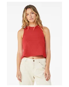 Bella + Canvas 6682 Womens Racerback Cropped Tank