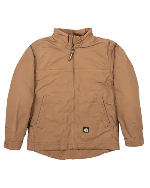 Berne JL17 Mens Flagstone Flannel-Lined Duck Jacket