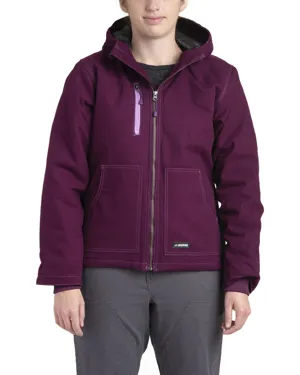Berne WHJ64 Ladies Softstone Modern Full-Zip Hooded Jacket