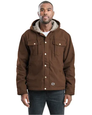 Berne HJ57 Mens Vintage Washed Sherpa-Lined Hooded Jacket