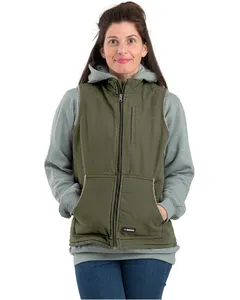 Berne WV15 Ladies Sherpa-Lined Softstone Duck Vest