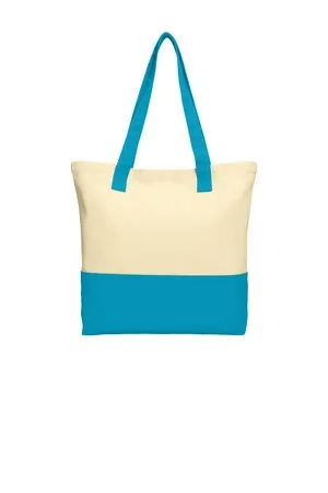 Port Authority BG414 Colorblock Cotton Tote.