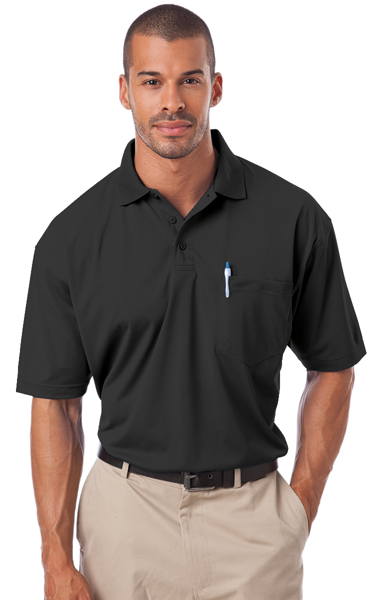 Blue Generation BG1052 Adult IL-50 Pocketed Polo