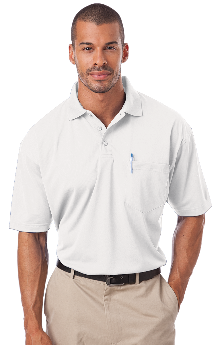 Blue Generation BG1052-Closeout Adult IL-50 Pocketed Polo