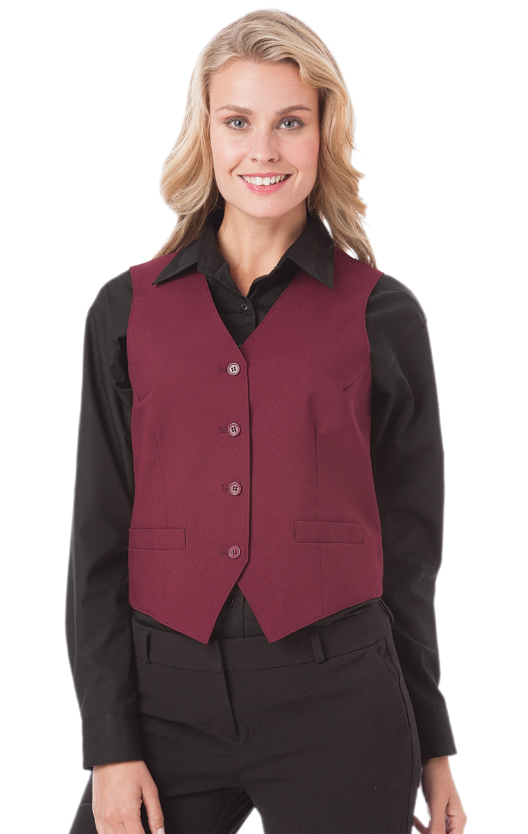 Blue Generation BG1265 Ladies Teflon Treated Twilll Bistro Vest